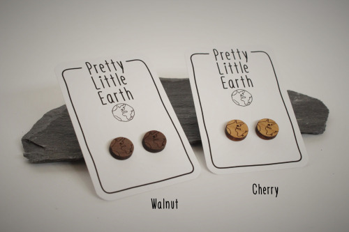 Our wooden planet stud earrings are now in individual packs on our Etsy shop!Etsy | Facebook 