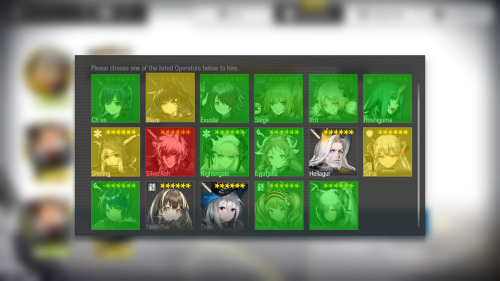 I didn’t realize how many 6* operators I had until I narrowed it down to who was left… I’m pr