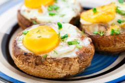 foodffs:  5-Ingredient Baked Egg MushroomsReally