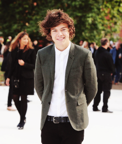 dailyonedirection:  Harry Styles at London Fashion Week 2012 &amp; 2013 (c) 