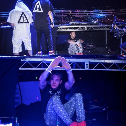 flosstradamus:  LOL @diplo HAD THE BEST SEAT IN THE HOUSE FOR OUR #EDCLV SET!