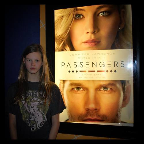 #Passengers was the perfect movie to see today. #happybirthdayauroralane #jenniferlawrence