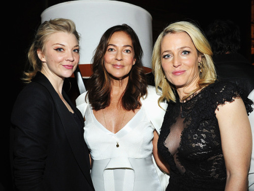 especiallyoneofyou: Natalie Dormer, Kelly Klein, Gillian Anderson attend Photographs by Kelly Klein 