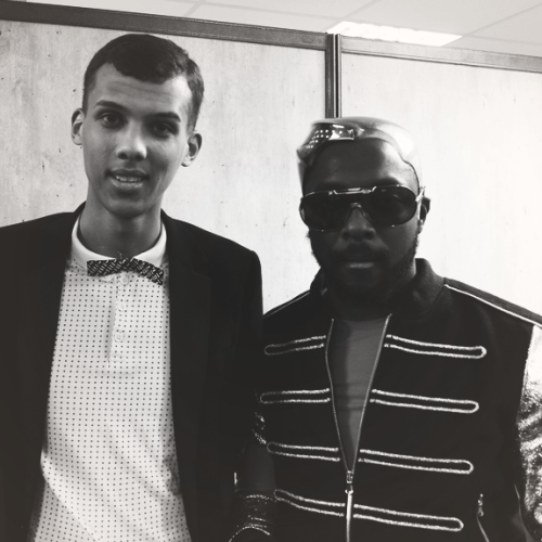 will.i.am and stromae.