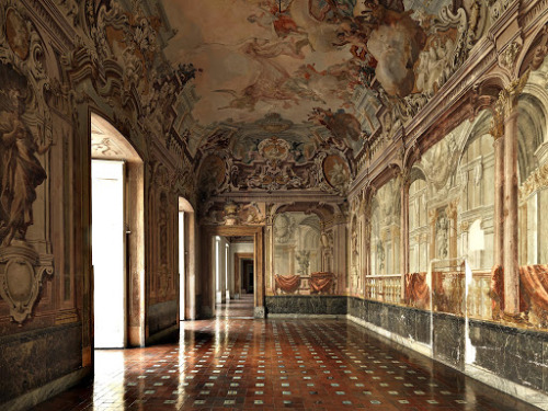 livesunique:Royal Palace of Portici, Portici, Campania Region, Italy,Massimo Listri Photography