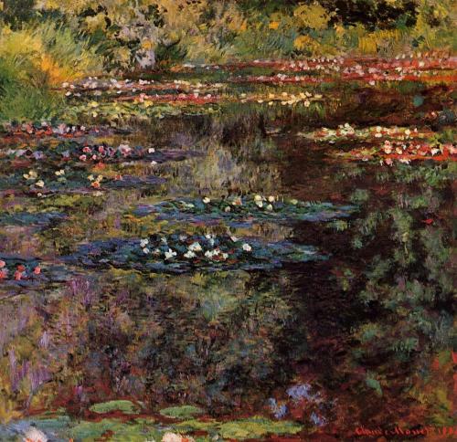 chadmsirois:Water Lilies, Claude Monet, 1904