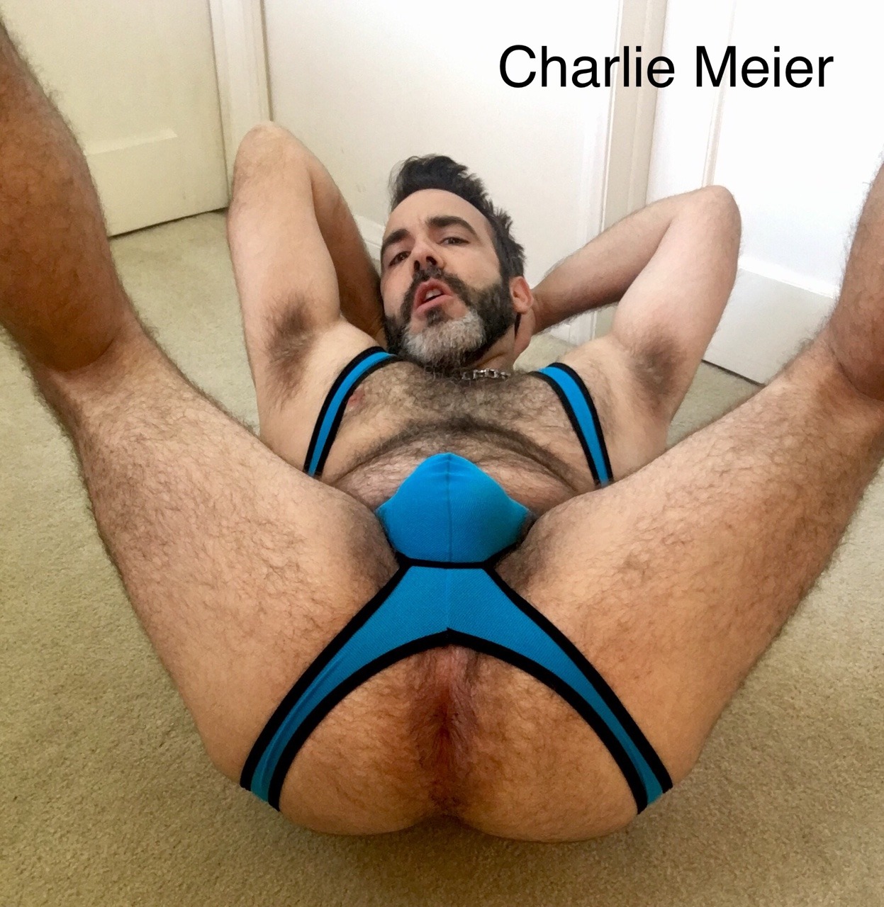 charliemeierexposed:  Sexy new singlet.  All pics public domain. Email: sexyhairycharlie@yahoo.com Whatsapp:
