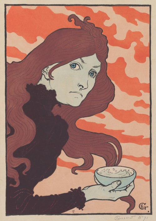 Eugene Grasset &lsquo;The Acid Thrower&rsquo;, 1894 Chromolithograph