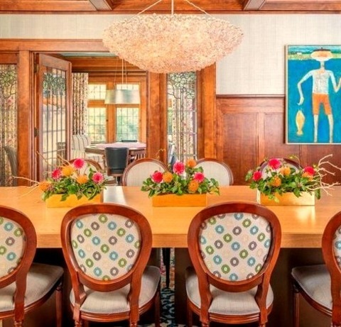 Dining Room - Eclectic Dining Room Example Of A Mid-sized Eclectic Breakfast Nook Design