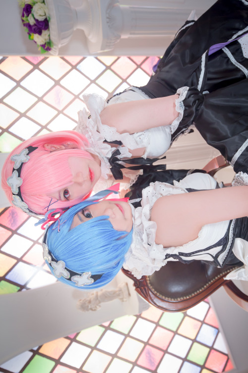 cosplayeverywhere:  Re:Zero kara Hajimeru Isekai Seikatsu (Re：ゼロから始める異世界生活) ~ Rem (レム) ~ Ram (ラム)