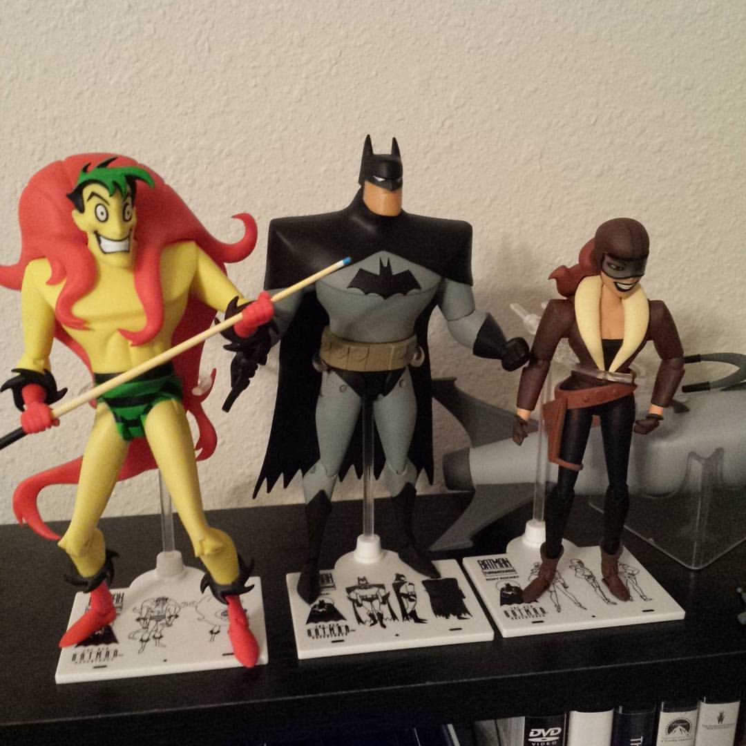 My small collection of the #Batman #BatmanAnimatedSeries figures #DCCollectibles