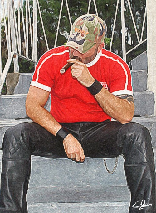Monday Artday: Bringing class to your smut&hellip; &ldquo;Afternoon Smoke&rdquo; &nd