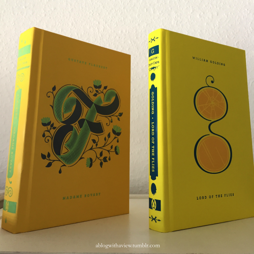 ablogwithaview:Book Color Meme: Yellow From top to bottom (in the top photo):The Lord of the Fl