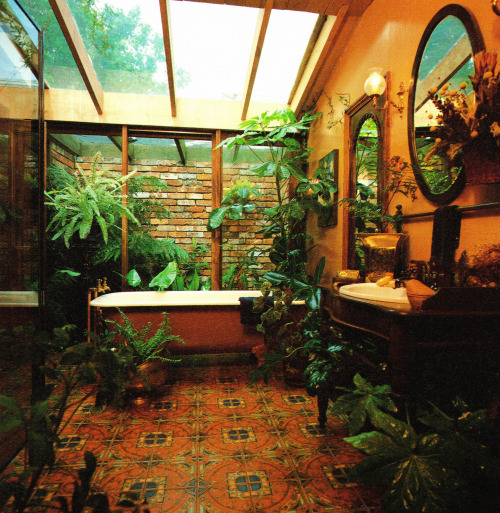 jpegfantasy:Now that’s a bathroom.How To Solve Your Interior Design Problems, Jill Blake, 1986