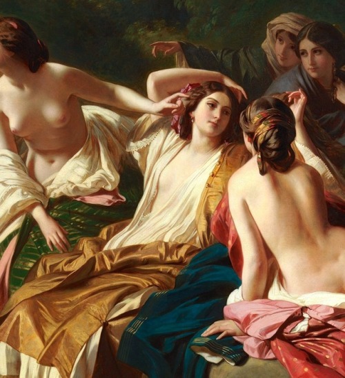 Florinda (detail) 1853. Franz Xaver Winterhalter