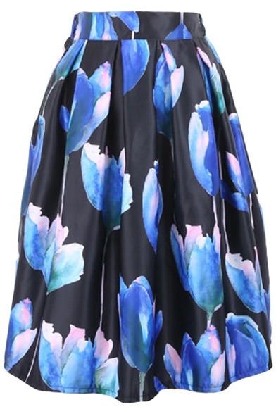 sparklycycletaco:  Midi Skirts, Every Girl Should Have One, Agree? 001 . 002 . 003004