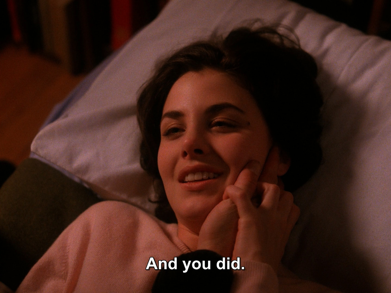 inthedarktrees:  I prayed that you would come.  Sherilyn Fenn &amp; Kyle MacLachlan