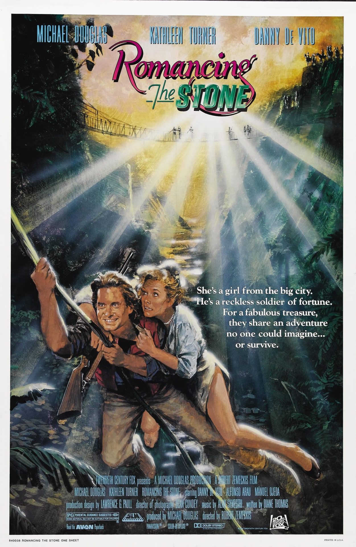 “Tudo por uma esmeralda” (romancing the stone) - netflix.
Noite de sexta e vamos ver um filme. Olhando a lista do netlfix escolhemos esse dos anos 80. Vi esse algumas vezes, acho que todas em VHS. Gostava das cenas com os crocodilos. Na minha...