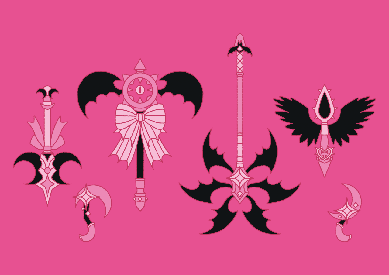 The Art Of Lierre — Dark Magical Girl Wands