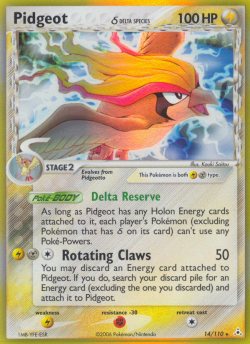 chipsprites:  Lightning-type δ Delta Species Pokémon in the Pokémon TCG