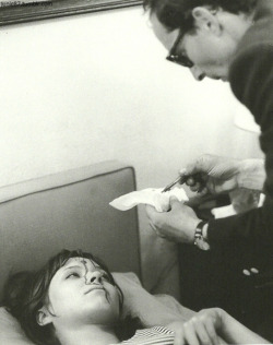 shihlun: Jean-Luc Godard directing Anna Karina