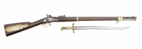 Harpers Ferry Model 1841 Mississippi rifle, dated 1852.from Bonhams
