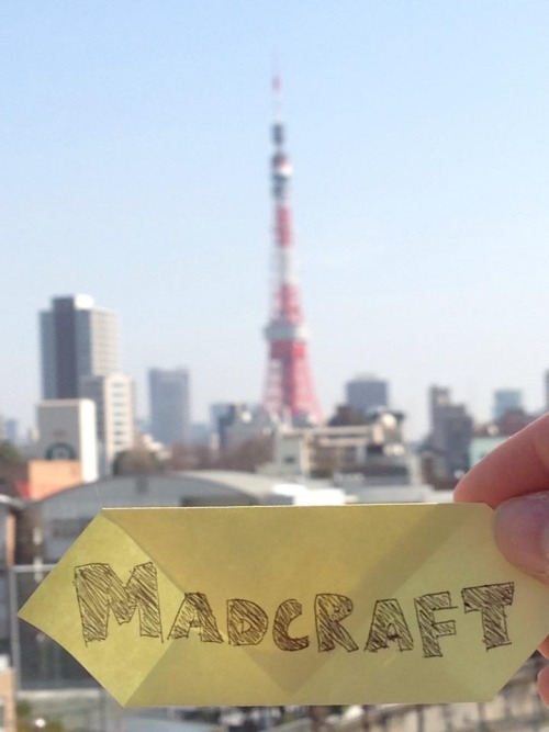 MadCraft thing at the Tokyo Tower, Japan, February 2014