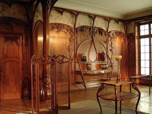 cair–paravel:Art Nouveau interior and furniture displays at the Musée d'Orsay, Paris.