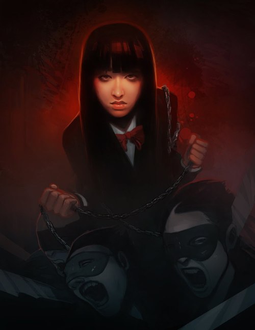 cultureunseen:  Art Salute to Gogo Yubari - Chiaki Kuriyama#GogoLives  GRINDHOUSE