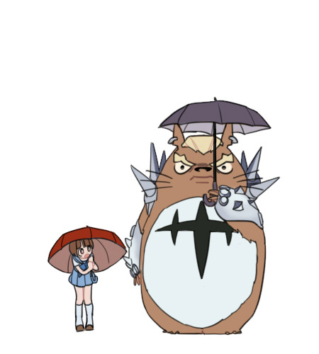 gauntnoir:  「となり の 蟇郡苛」 by 「Tto Chan」THE PERFECT FAN-ART! 