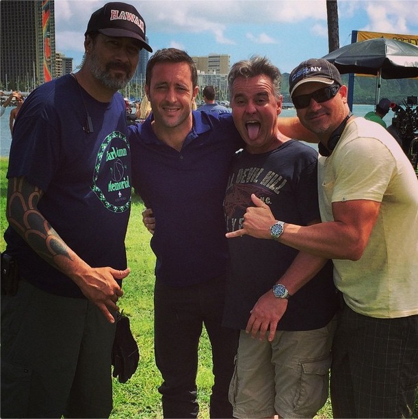 @huntsvision shares bts pic from todays filming #AlexOLoughlin