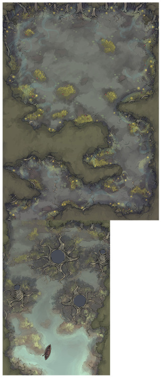 An intro map to the Shimmering Glen and Shimmering Glade maps, this map serves as a transitionary ma