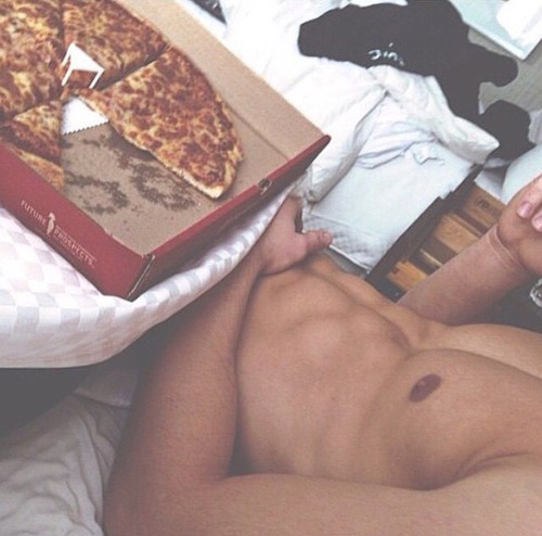 Can we just lay in bed all day eating pizza, watching TV, and fucking twice or twelve times?