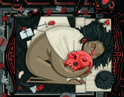 eatsleepdraw:  “Death and the Maiden” by Tanner Griepentrog Portfolio Tumblr