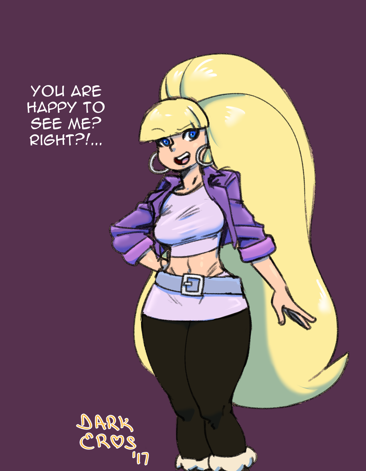 thedarkeros: and one more for tonightmaking this one a lot closer to her canon-look