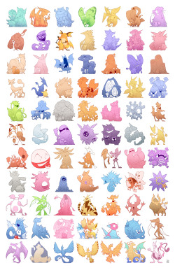 zestydoesthings:  Kanto Pokedex About 5 months ago, I started a little project to draw all 151 original Pokemon, one a day, every day. It was a hoot and I learnt quite a bit that I can take into my practice as an illustrator and character designer. I