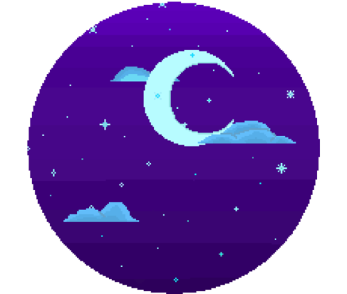 Im Starting To Really Really Like Doing Pixel Art. Especially Of The Sky