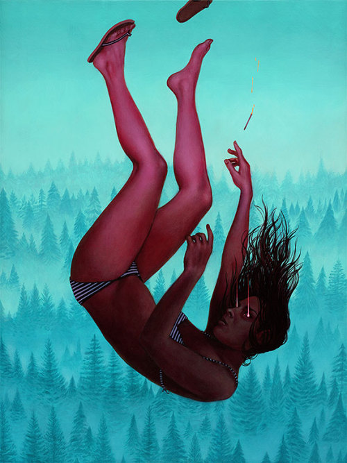 Porn Pics crossconnectmag:  Paintings by Casey Weldon