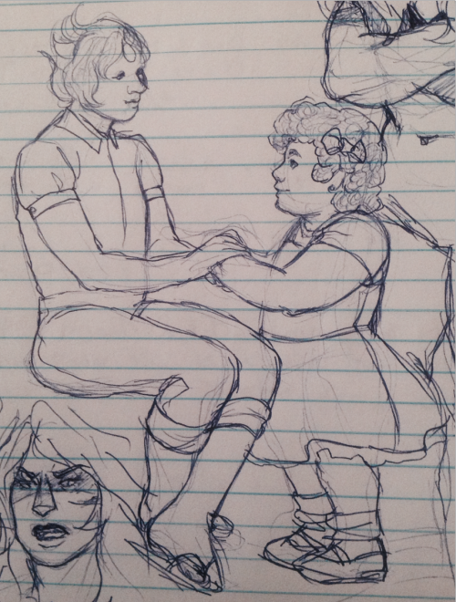 nemesisfall:  misc su doodles from class!