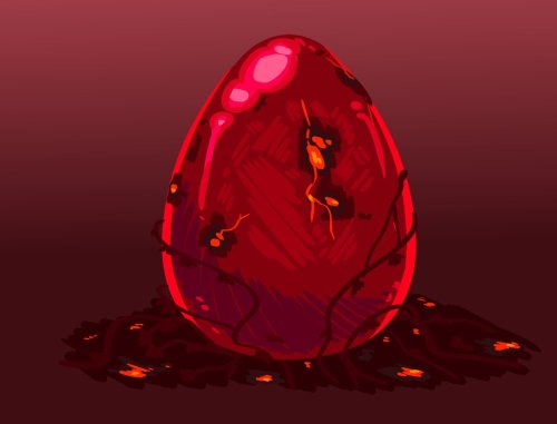 We cracked the code gamers, the blood egg is just an exceptionally large Fundy.