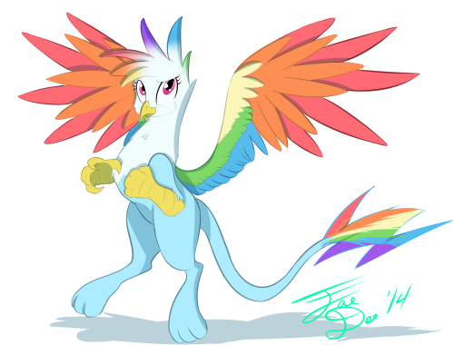 faedee:  FINALLY DONE WITH ALL OF THEM My Little Griffon~ All the Mane 6 griffonized and customized. This was a bunch of fun! 