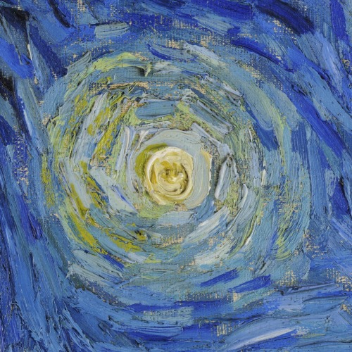lonequixote:  Starry Night (detail) ~ Vincent van Gogh