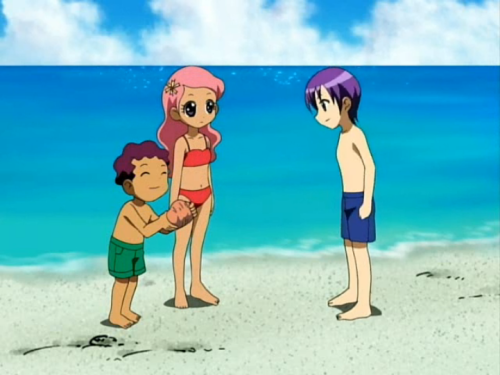 robertozampari: Beach scenes Jinzo Konchu Kabuto Borg VXV - Episode 49