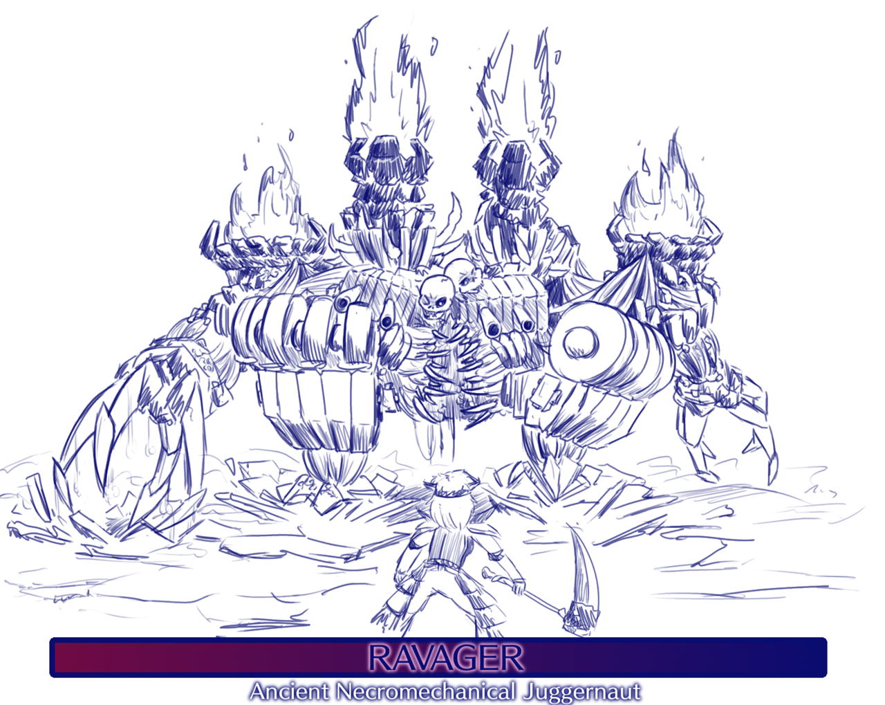 LukkiStarr Arts — A boss from Terraria's Calamity Mod, I ended up