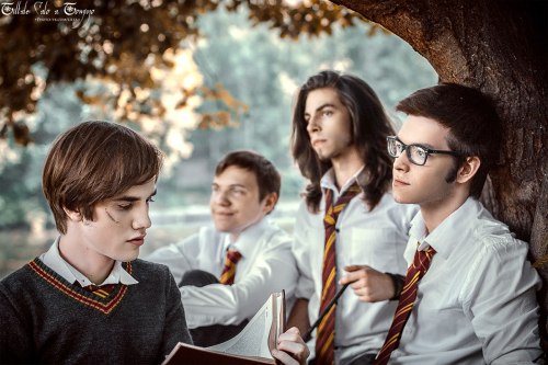 Marauders: James Potter, Sirius Black, Remus Lupin, Peter Pettigrew (J.K.Rowling  -“Harry Potter”) |