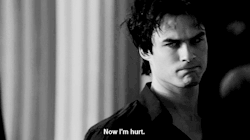 obsessedwithdamon:  I hate it when Damon is in a bad mood 