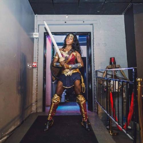 superheroesincolor:  Nubian Wonder Woman by  Tha True Original GATA  28DaysofBlackCosplay Get the co