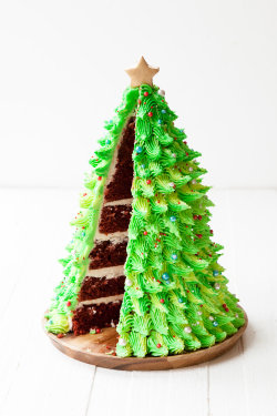 sweetoothgirl:  Red Velvet Christmas Tree