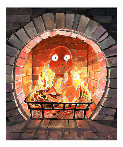 A little Charmander wondering why no one would play with him in his chimney :’) If you’re interested