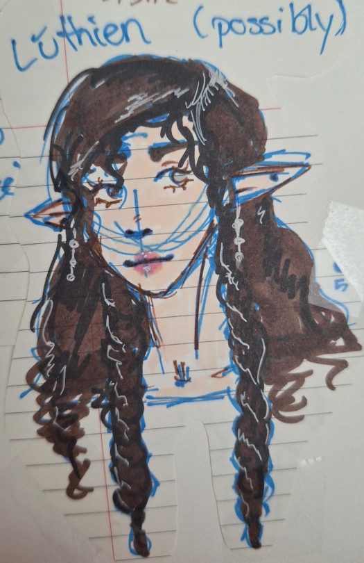 Ummm, So Idek If This Counts Bc Its Not Quite Chibi But It Little Lthien :D